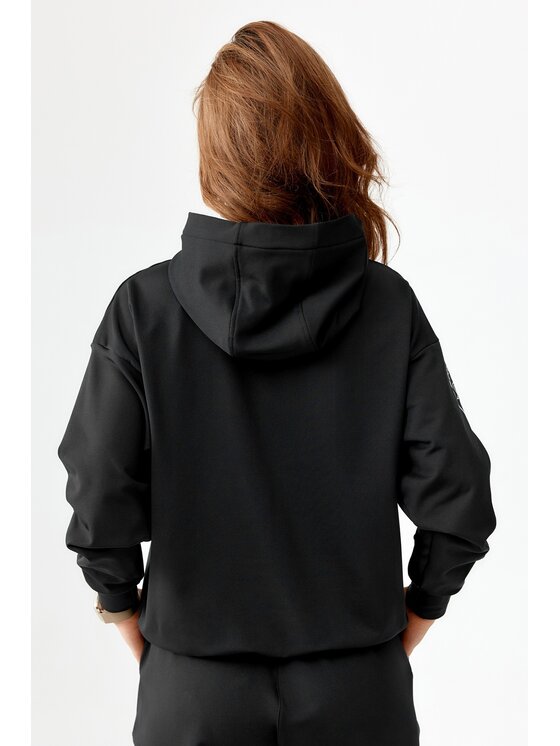 ROUGH RADICAL ROUGH RADICAL Bluza PERY HOODIE Czarny Regular Fit