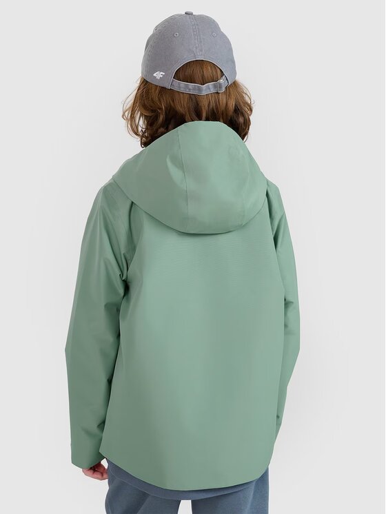 4F 4F Giacca di transizione 4FJWSS25TTJAU0741-41S Verde Regular Fit