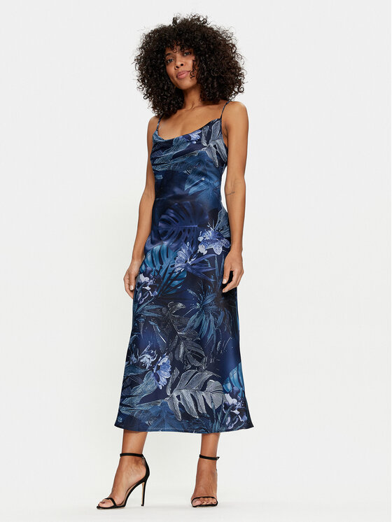 Guess Koktejlové šaty W3GK85 WD8G2 Farebná Regular Fit
