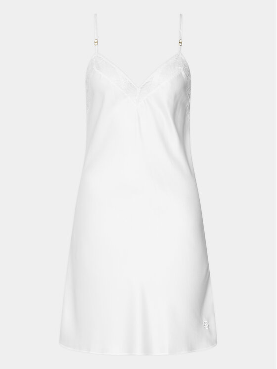 Chantelle Chantelle Camicia da notte Orchids C11U40 Écru Regular Fit