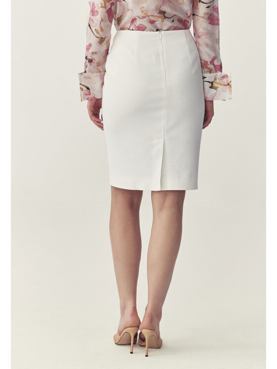 TATUUM TATUUM Midi sukně MONITA 1 Bílá Flare Fit