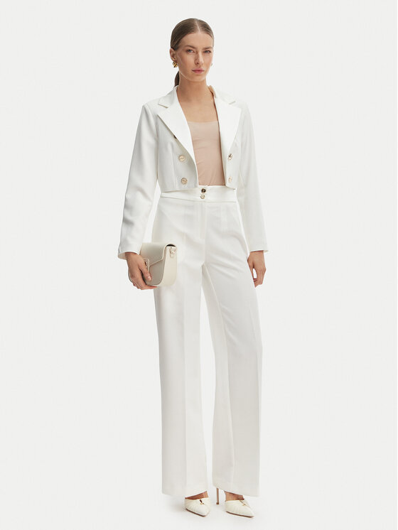 Artigli Artigli Штани з тканини ACPA004371 Écru Regular Fit