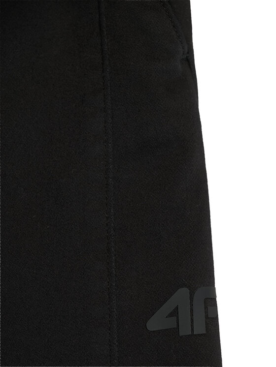 4F 4F Joggery BRAND CODE Czarny Regular Fit