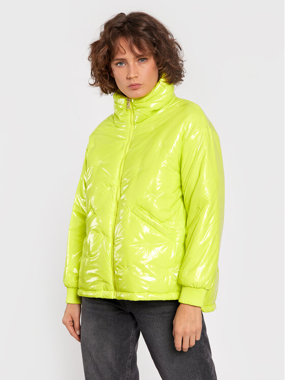 Liu Jo Giacca di transizione WF2087 T3173 Verde Regular Fit, taglia : 40