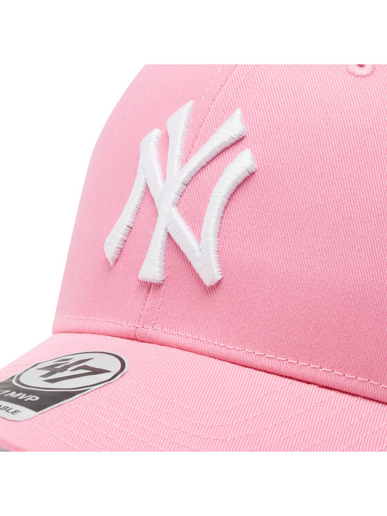 47 Brand 47 Brand Шапка с козирка MLB New York Yankees Raised Basic '47 B-RAC17CTP-RSA Розов