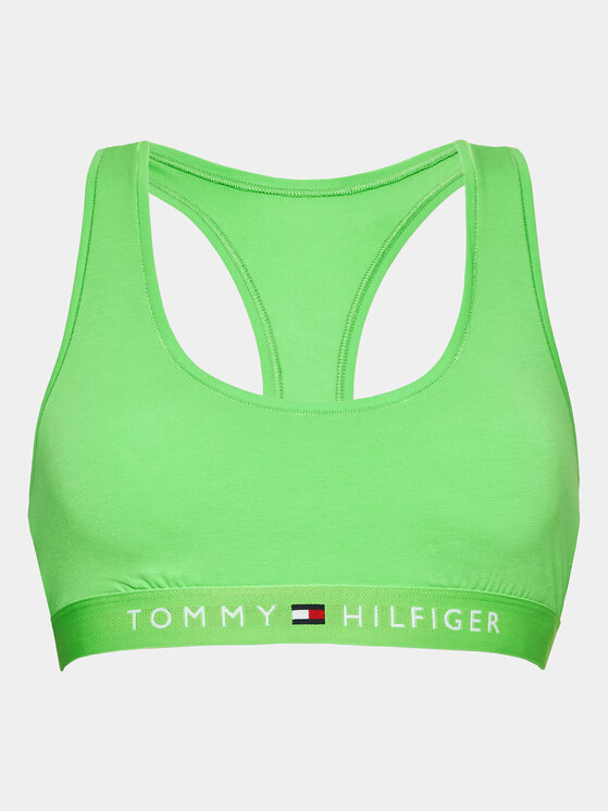 Tommy Hilfiger Tommy Hilfiger Top grudnjak UW0UW04143 Zelena