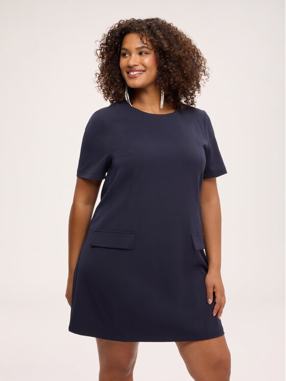 Fiorella Rubino Fiorella Rubino Sukienka codzienna 7071T001836N034 Niebieski A-Line Fit
