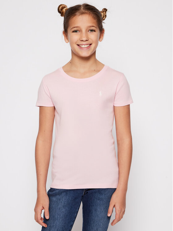 Polo Ralph Lauren T-krekls Core Replen 313506994 Rozā Regular Fit ...