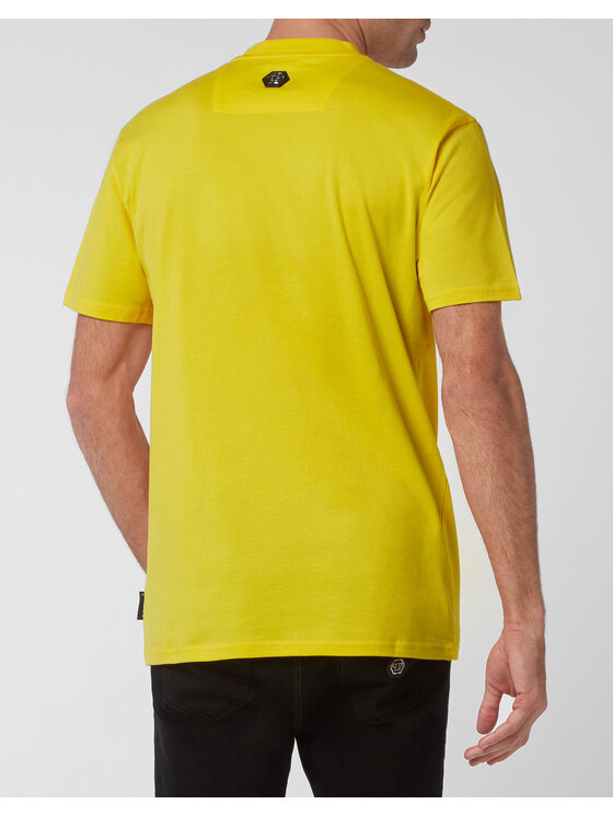 PHILIPP PLEIN PHILIPP PLEIN T-shirt 2833 Giallo Regular Fit