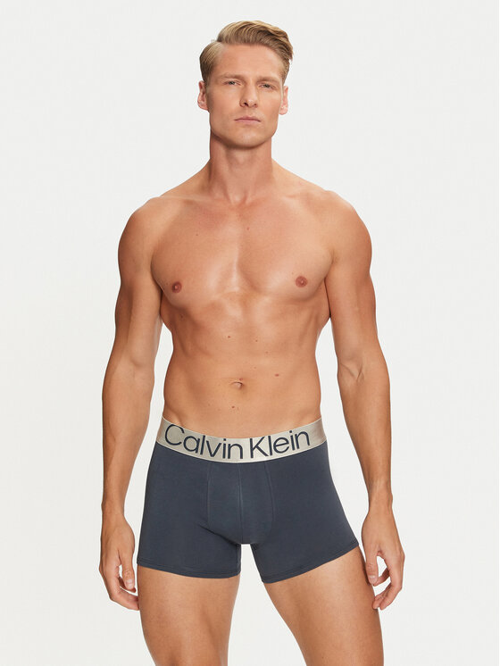 Calvin Klein Underwear Komplet 3 par bokserek 000NB3130A Niebieski Modivo.pl