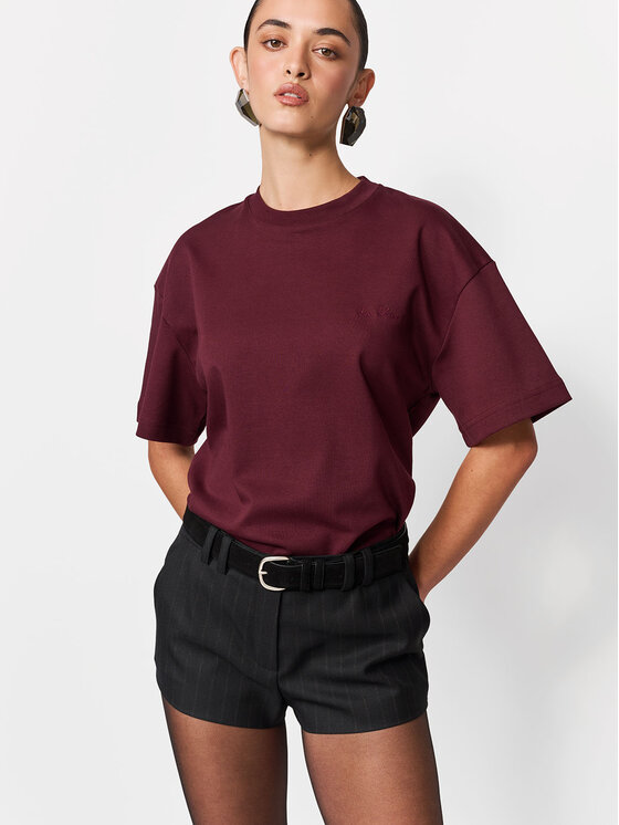 La Mania La Mania T-shirt BABES Bordeaux Basic Fit