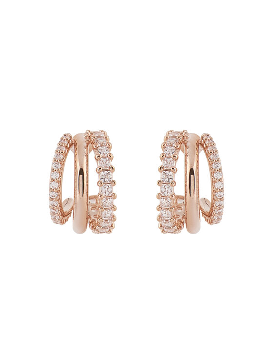 Swarovski Kolczyki Hyperbola 5698702 Różowe złoto | Modivo.pl