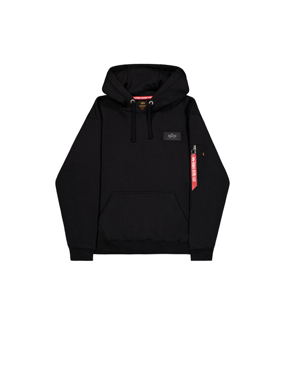 Alpha Industries Alpha Industries Bluza Backprint Camo Print Hoodie Czarny Regular Fit