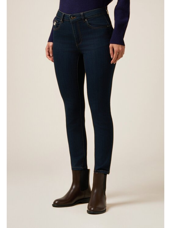 Oltre Oltre Jeans P577R008578N0H4 Blu Skin Fit