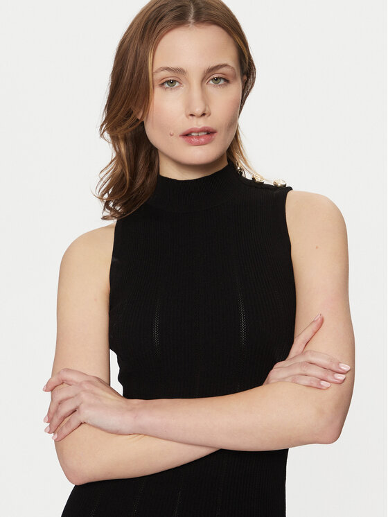 Marciano Guess Marciano Guess Pletena obleka 5RGK08 5810Z Črna Bodycon Fit
