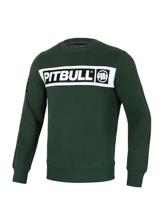 PITBULL PITBULL Bluza Sherwood Zielony Regular Fit