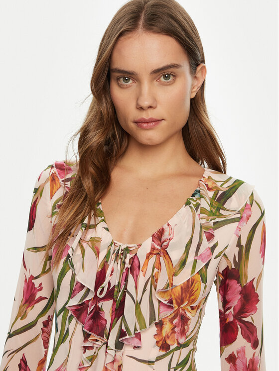 Marciano Guess Marciano Guess Večernja haljina 5RGK41 9603Z Šarena Regular Fit