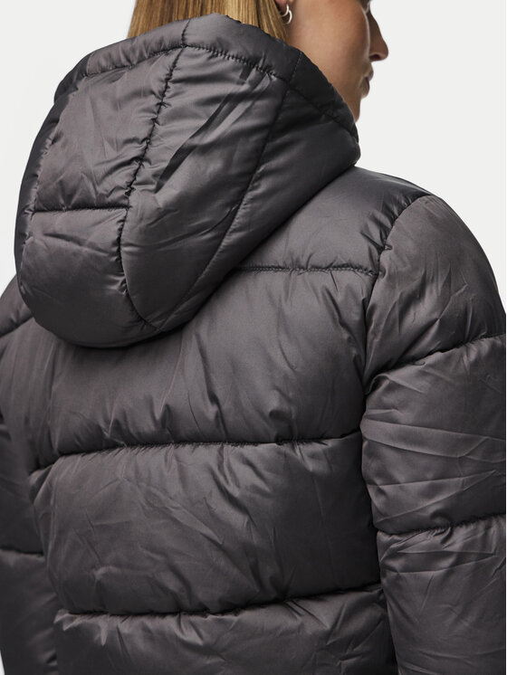 Pieces Pieces Зимно яке 17115626 Сив Regular Fit