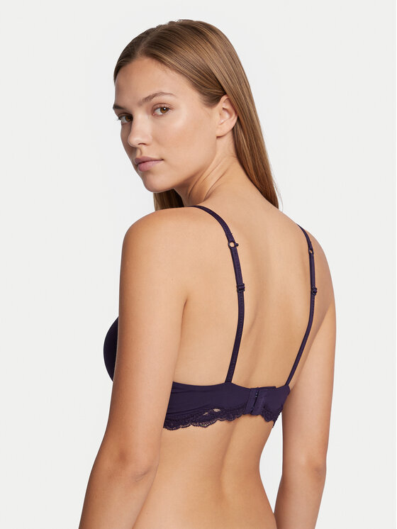 Tommy Hilfiger Tommy Hilfiger Pakelianti (push-up) liemenėlė UW0UW06051 Tamsiai mėlyna