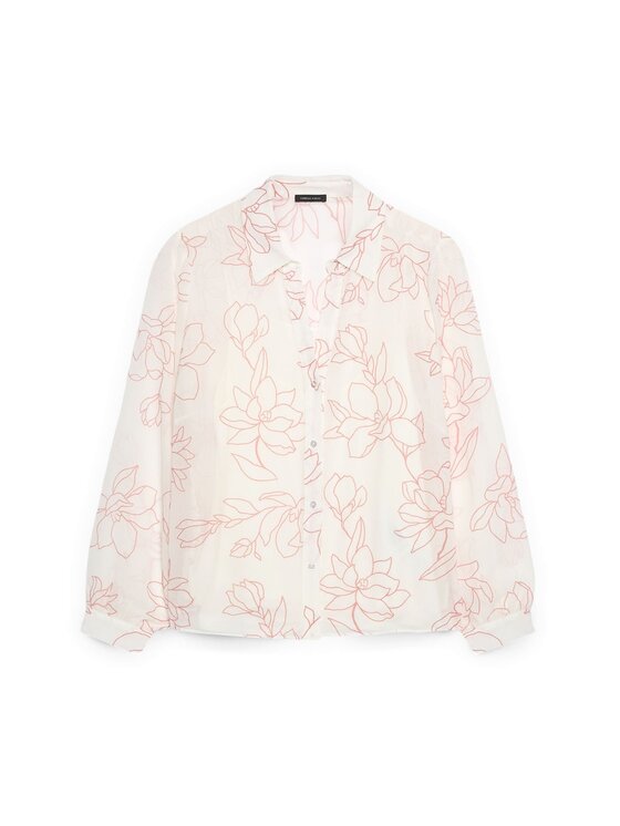 Fiorella Rubino Fiorella Rubino Camicia 5051T001455N0S1 Bianco Regular Fit