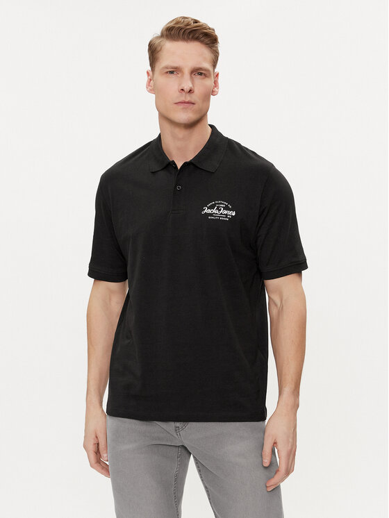 Jack&Jones Jack&Jones Polo Forest 12248621 Crna Standard Fit