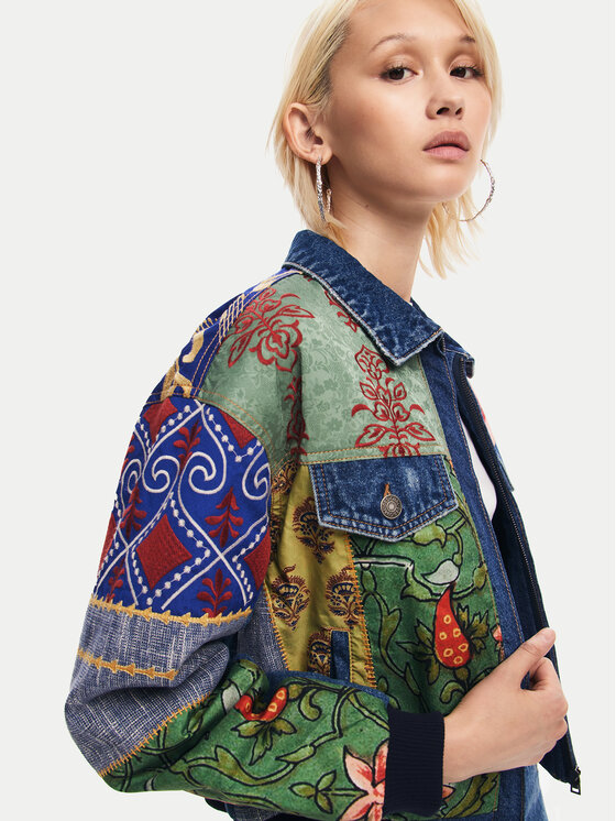 Desigual Desigual Džínsová bunda Amsterdam 24WWED32 Farebná Regular Fit