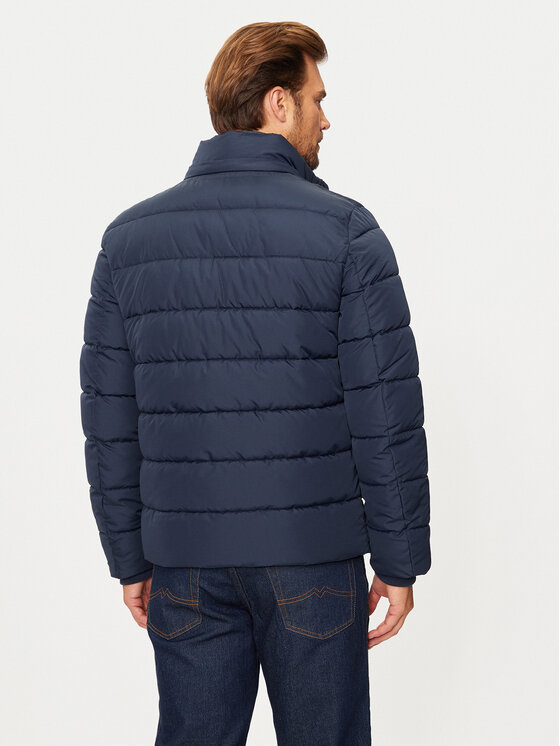 Geox Geox Zimska jakna Leitan M4628C T3144 F4545 Tamnoplava Regular Fit