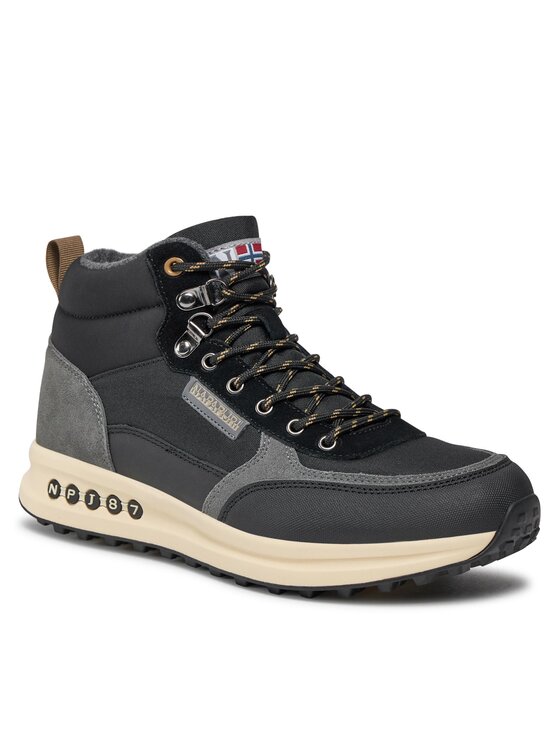Napapijri Napapijri Schnürstiefeletten Slate10 NP0A4HVG Schwarz