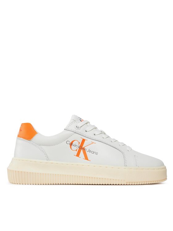 Calvin Klein Jeans Sneakersy Chunky Cupsole Laceup Mon Lth Wn YW0YW00823 Čierna