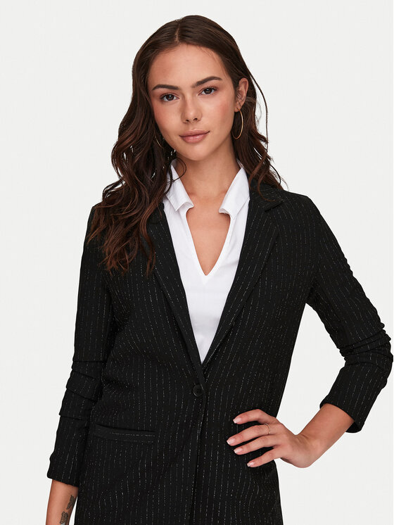 JDY JDY Švarkas Mary 15333728 Juoda Relaxed Fit