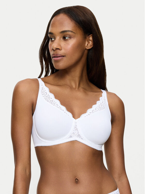 Triumph Biustonosz z fiszbiną Amourette 10210670 Biały