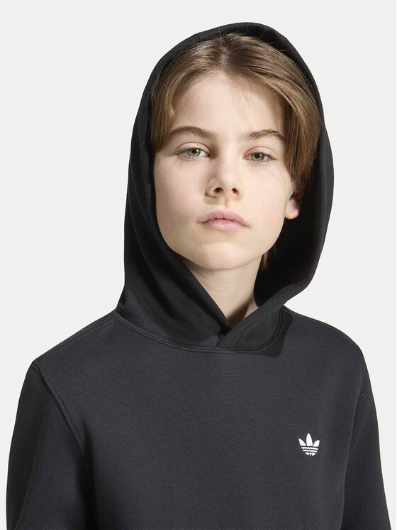 adidas adidas Bluza Regular Hoodie Fleece KR0879 Czarny Regular Fit