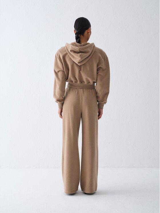 La Mania La Mania Bluza LUCCA Beżowy Basic Fit