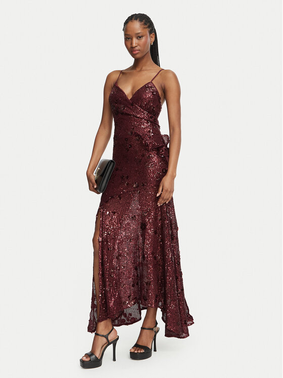 Bardot Bardot Φόρεμα κοκτέιλ Sorrel 60571DB1 Μπορντό Regular Fit