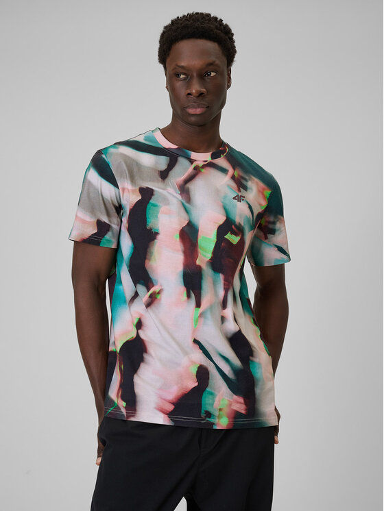 4F 4F T-Shirt SPORT STORIES 25/26 Kolorowy Regular Fit