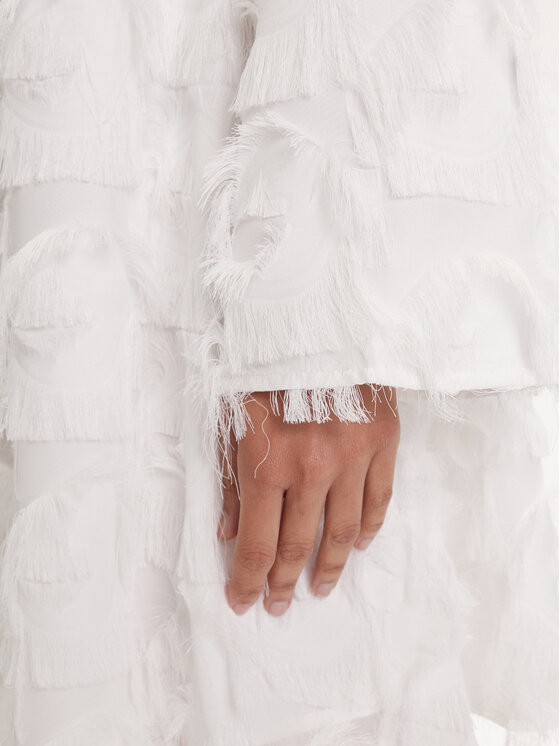 YAS YAS Abito da cocktail 26038226 Bianco Loose Fit