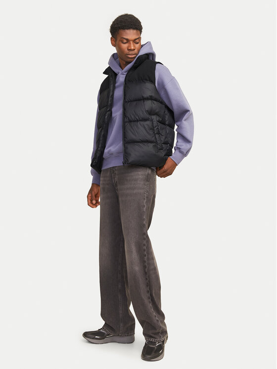 Jack&Jones Jack&Jones Γιλέκο Moon 12256860 Μαύρο Regular Fit