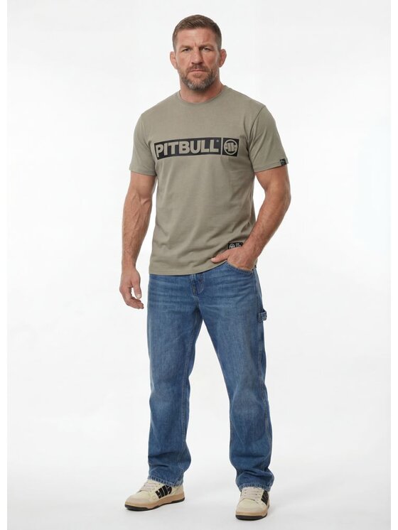 PITBULL PITBULL T-Shirt HILLTOP Szary Regular Fit