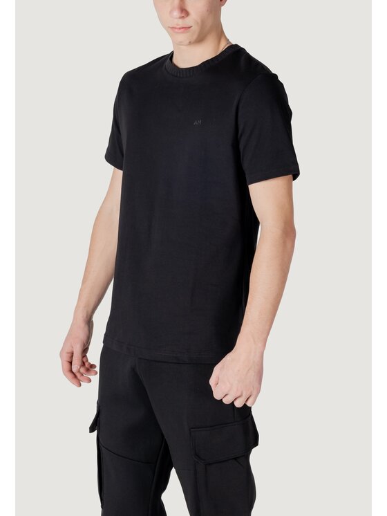 Antony Morato Antony Morato T-shirt REGULAR FIT WITH EMBROIDERED LOGO Nero Regular Fit