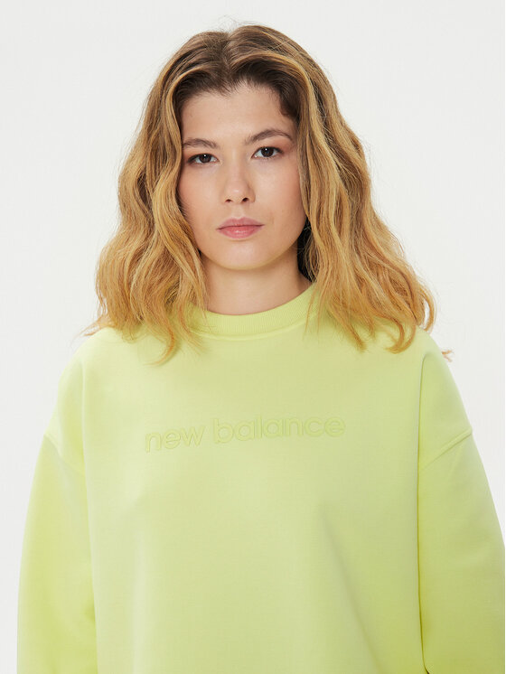 New Balance New Balance Sweatshirt Hyper Density WT41556 Grün Relaxed Fit