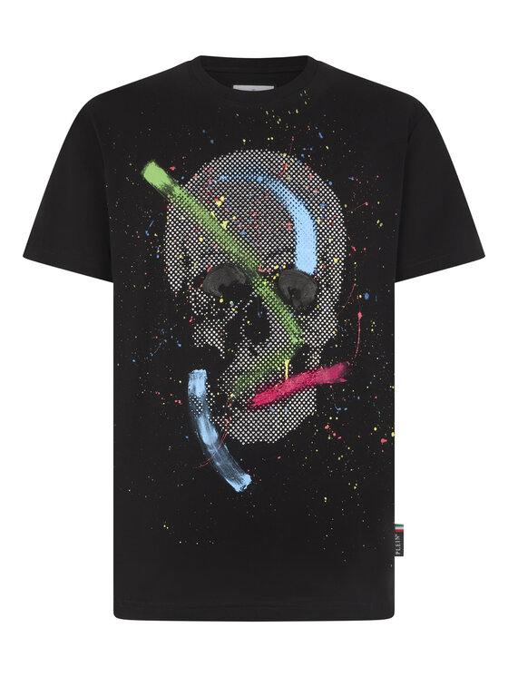 PHILIPP PLEIN PHILIPP PLEIN T-Shirt 30543 Czarny Regular Fit