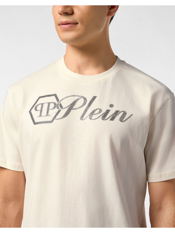 PHILIPP PLEIN PHILIPP PLEIN T-Shirt 27097 Biały Regular Fit