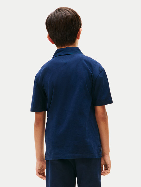 Tommy Hilfiger Tommy Hilfiger Spodnie dresowe Mixed Graphic KB0KB09695 Granatowy Regular Fit