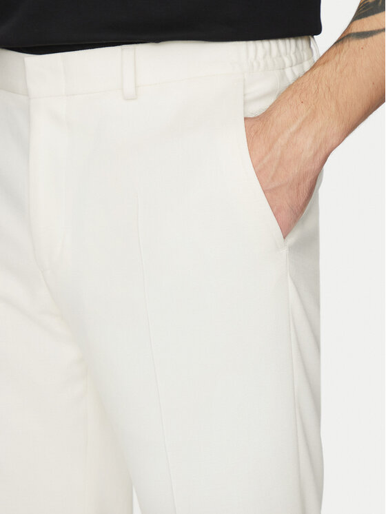 Michael Kors Michael Kors Spodnie garniturowe MK0SP01067 Écru Regular Fit