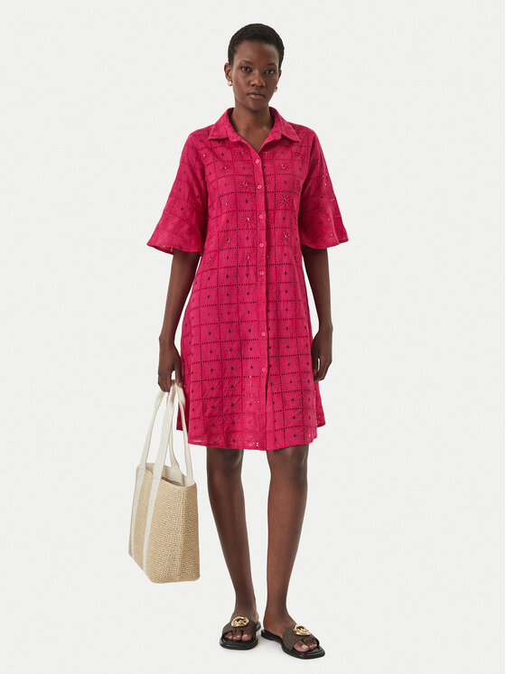 Iconique Iconique Φόρεμα καλοκαιρινό Romina IC26-039 Ροζ Regular Fit