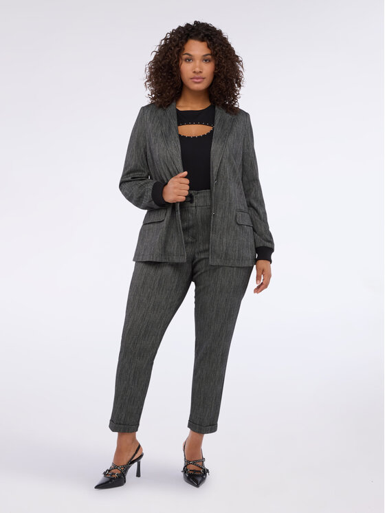 Fiorella Rubino Fiorella Rubino Pantaloni di tessuto P616L002275N0S3 Grigio Regular Fit