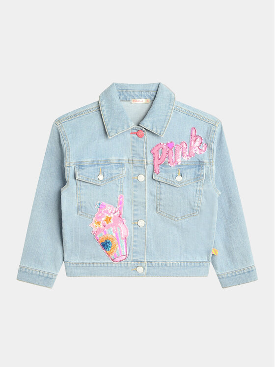 Billieblush Billieblush Дънково яке U20145 Син Regular Fit