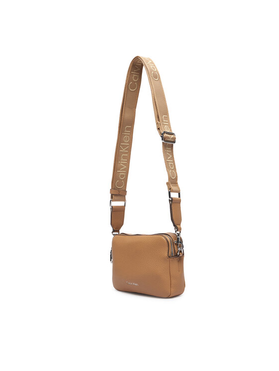 Calvin Klein Calvin Klein Torbica Webbing 2X Strap Camera Bag LV04F3656G Bež