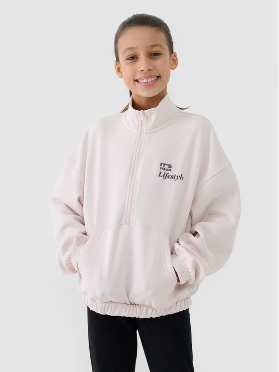 4F 4F Felpa 4FJRSS25TSWSF2058-12S Bianco Oversize
