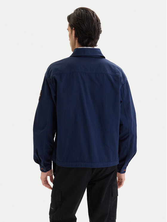 Napapijri Napapijri Jeansová bunda A-Arrayanes NP0A4FI4 Tmavomodrá Regular Fit